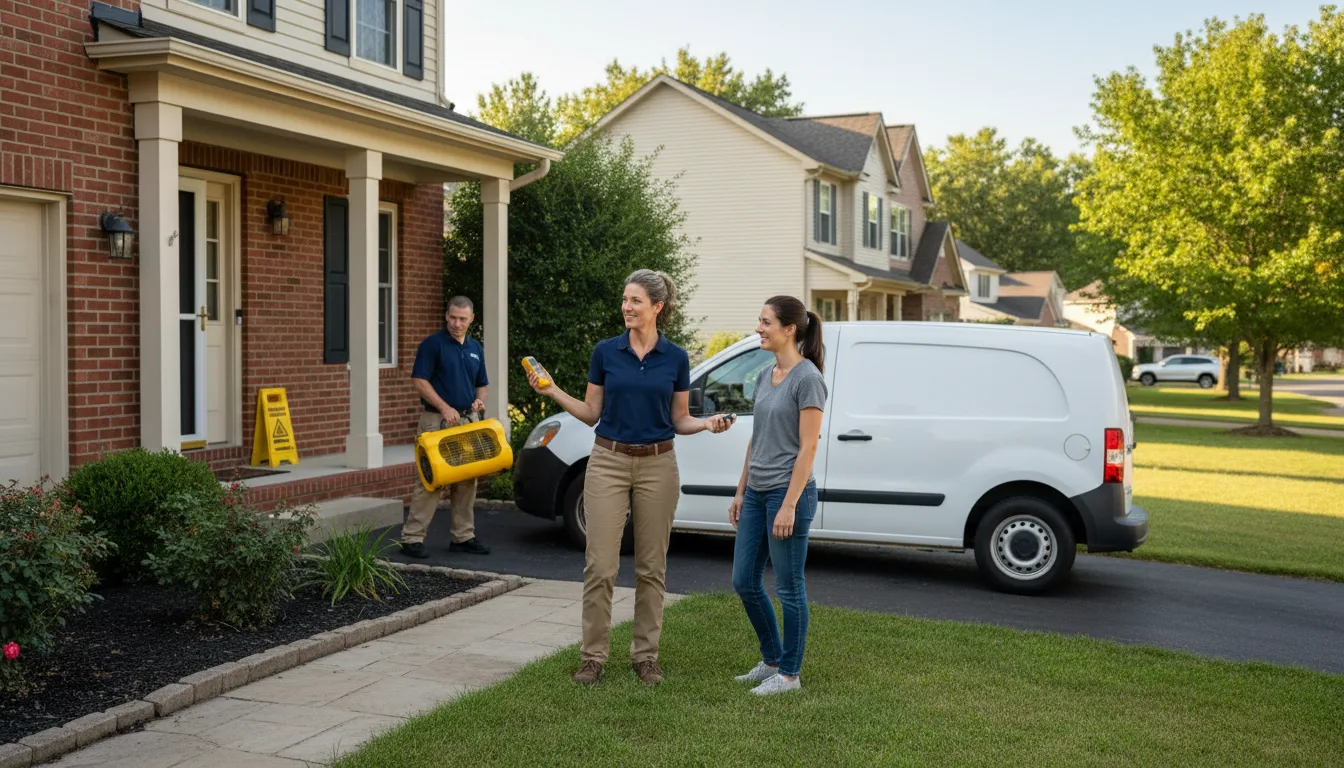 Water restoration image for Home Water Damage Repair in Roby, TX